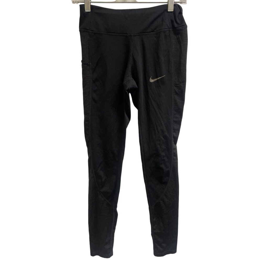 Nike Women's Leggings Black Size S SKU 1337